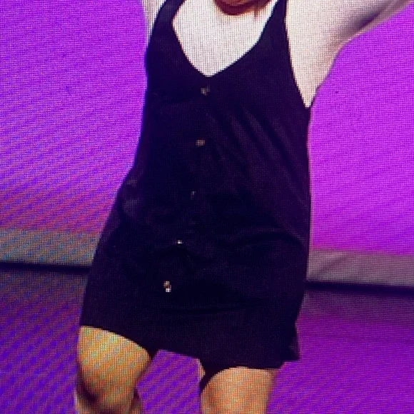 BLACK OVERALL DRESS🖤 - Picture 2 of 2